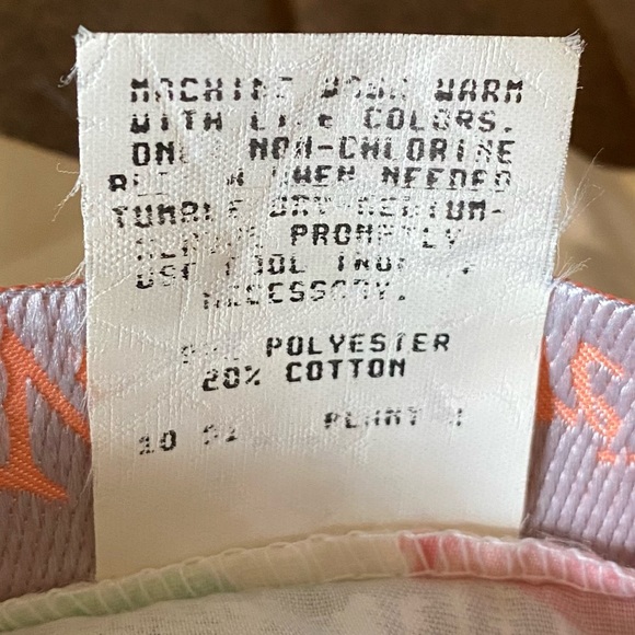 Vintage Vandemere Union Made Floral Satiny Robe with satiny trim and belt Sz Med - Picture 7 of 10